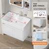 Baño Tamaño Pequeño Gabinete de Baño Balcón Cerámica Lavabo Todo en Uno Espacio Aluminio Espacial Mesa de Lavado Espacio Pequeño Mini Mesa de Lavado