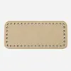Acessórios para bolsa fundo de bolsa atacado Acessórios para bolsa trançada Hyun-a 18x 8cm sem pregos PU multicor fundo de bolsa pequena bolsa trançada
