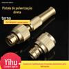 Fornecimento direto da fábrica de conector de pistola de pulverização reta de cobre, conjunto de 2 peças, 16 tubos de pele de cobra, 5 responsáveis pelo bico de irrigação para lavagem de carros