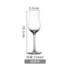 Copa de whisky de cristal, copa aromática, copa de degustación de licores profesional ISO, copa de vino extranjero, copa tulipán