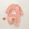 Ropa para Bebé para Otoño e Invierno, Mameluco Súper Lindo y Elegante con Forro de Polar, para Recién Nacidos, Perfecto para Salir
