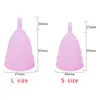 Copa mensual de silicona para mujer, copa menstrual, suministros para partes íntimas de niñas
