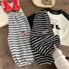 Pantalones de chándal a rayas para niño 2026 Primavera Nuevo estilo Pantalones jogger para niño Versátiles Pantalones largos Bebé Casual Modernos Geniales Estilo Delgado