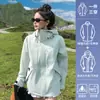 Jaqueta Luotuo Cor Sólida Feminina 2025 Nova Primavera e Outono Três em Um Outdoor Pequena e Bonita Jaqueta de Montanhismo