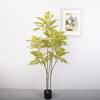 Árvore de Chão Artificial Simulada Estilo Cartoon Árvore Artificial de Chão em Vaso Decoração de Interior Decoração de Janela Simulado Bonsai de Nandina