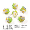 Hanyuyuan Vidro Murano Contas de Morango Artesanais Miçangas Artesanais Acessórios para Joias DIY Pulseira Colar Materiais de Contas Soltas