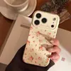 Naranja Cálido Pequeño Floral Manzana 17 Funda para Teléfono Móvil Adecuada para Iphone18Promax 15 Anti-Caída 13 Funda Suave 14 Suave 16