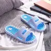 Zapatillas de Verano para el Hogar Estilo Coreano para Mujer Sandalias de PVC Antideslizantes Casuales Zapatillas para Pareja Suela Suave para Masaje Zapatillas de Baño para Mujer