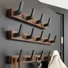Gancho de Pared para Ropa sin Taladro para Colgar Ropa Detrás de la Puerta, Gancho de Pared para Entrada para Ropa y Sombreros, Gancho de Pared Resistente para Baño