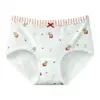Pantaletas de algodón transpirables para mujer, estilo dulce, estampado de leopardo con lazo, entrepierna extendida, 10A antibacterianas, calzones de algodón Clase A para mujer