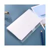 Álbum de tarjetas personalizado estilo INS con compartimentos separados, libro de almacenamiento para tarjetas pequeñas, álbum de fotos transparente de tres compartimentos