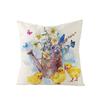 Amazon Transfronterizo Conejo Festivo Huevo de Pascua Funda de Almohada Lino Artículos para el Hogar Funda de Cojín Estampada Cojín