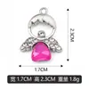 Blanco K Corazón Alas Ángel Lote Mixto Colgante Transfronterizo Encanto Pulsera Collar Accesorios de Joyería DIY Venta Directa de Fábrica