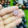 Cuentas de 16MM sin agujero piedra natural cristal piedra semipreciosa ágata cuentas redondas accesorios para joyería DIY material incrustado venta al por mayor