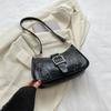 Bolso Simple Retro de Axila 2023 Verano Nueva Moda Trendy Casual Bolso de Hombro Patrón Distintivo de Cocodrilo Bolso Pequeño