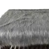 Tela Larga de Felpa Blanca y Negra para Fondo de Fotografía, Transmisión en Vivo, Mantel de Tocador, Tela Decorativa, Tela de Terciopelo para Mostrador