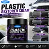 Kineshinex Crema de Cuidado para Reparación de Plástico 50g Paracho de Coche Consola Central Panel de Puerta Moldura Negra Crema Renovadora