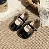 Zapatos de piel para niña, zapatos plateados de princesa para niñas pequeñas, nuevo estilo primavera y otoño 2026, zapatos individuales para bebé, zapatos transpirables para bebé, zapatos de suela blanda