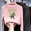Nuevos estilos de otoño e invierno para ropa interior básica para niños: Camisetas de manga larga para niños, camisetas base para bebé forradas de polar y tops para niños en tallas medianas y grandes