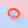 Anillo de Cuentas Adorno para el Pulgar para Niños con Elástico Ajustable Color Caramelo Estrella Lindo Adornos de Mano Venta al por Mayor en Stock