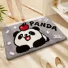 Alfombra de Piso Suave de Dibujos Animados de Koala Lindo Alfombrilla Absorbente de Agua para Baño Puerta de Inodoro Entrada Alfombrilla Antideslizante Alfombra de Dormitorio Almohadilla Engrosada