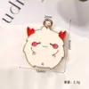 Colgantes de aleación con goteo de aceite de Halloween, dijes de fantasma, calabaza, calavera, accesorios para pendientes, collares, llaveros hechos a mano para DIY