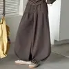 Conjunto de moletom para meninas, nova coleção outono 2026, moletom com capuz listrado estilo coreano e calça wide leg, conjunto de outono de duas peças para crianças maiores