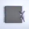 Produção Transfronteiriça Álbum de Fotos DIY com Espiral de 8 polegadas Álbum de Fotos Artesanal de Alta Qualidade Álbum de Cartão de Recortes Papel Kraft Retrô Venda por Atacado