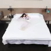 Suministros de viaje hotel bolsa de dormir sucia Adulto Adulto portátil desechable sábana funda de edredón funda de almohada ventas directas de fábrica