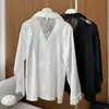 Pijama de Seda Gelada para Mulheres, Estilo Fino para Primavera e Outono, Conjunto de Cor Sólida de Alta Qualidade, Roupa de Dormir Sexy Respirável com Renda Vazada para o Verão