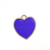 Colgante de Aleación con Forma de Corazón, Ala de Rosa para San Valentín, Goteo de Aceite, Accesorios para Joyería DIY, Venta Caliente Transfronteriza
