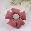 Broche de Flor de Tecido Fofo Estilo Japonês Desenho Animado Quadrado Flor Pin Criativo Personalizado Acessórios para Bolsa Roupas de Casal