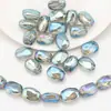 Piedra Geométrica Asimétrica Chapado Vidrio de Colores Perlas 11*15mm Accesorios para Joyería DIY Collar Pendientes Pulsera Accesorios