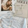 Cadena de Cintura de Perlas para Mujer con Falda Delgada Abrigo Nizi Traje Decorativo Moda Versátil Cinturón de Cadena Metálica Venta al por Mayor