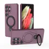 Funda protectora 360 grados con anillo para Samsung S25Utral Ring Shield Funda para teléfono móvil de TPU anticaída Samsung S25