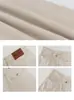Jeans de Pierna Ancha de Tiro Bajo Color Albaricoque Americano Chica Picante Color Claro para Mujer 2026 Primavera/Otoño Nuevos Pantalones Sueltos de Pierna Recta Largos hasta el Suelo