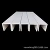 Canaleta em U de Plástico PVC Parede de Fazenda Borda de Proteção em U PVC 40*40mm Canaleta em U de PVC