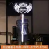 Letrero Luminoso de Mano para Bar LED Ejecutivo Consumo de Brindis Estrella Luminosa de Mano Cielo Estrellado KTV Letrero Feliz Cumpleaños