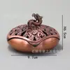 Fogão Boshan Retrô, Queimador de Incenso de Ponta de Dedo Dragão e Fênix, Queimador de Incenso Criativo Torre de Incenso, Queimador de Incenso Auspicioso, Ornamentos Zen para Casa