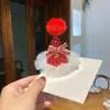 Diadema de Navidad niña falda de gasa de encaje alce sombrero viejo pasador niños foto foto súper lindo broche para el pelo