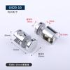 Clip de Vidrio de Aleación de Zinc Accesorios de Herrajes para Muebles Clip de Fijación para Vidrio Plano de 8 mm Clip Laminado de Aleación de Zinc Clip para Vidrio