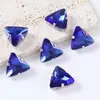 Garra de Triángulo Diamante Cristal Vidrio Cosido a Mano Diamante DIY Ropa Vestido de Novia Zapatos Bolsa Accesorios para el Cabello Accesorios Pegajoso y Cosible