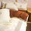 Conjunto de Cama Quatro Peças Celebridade da Internet, Lençóis de Cama, Capa de Edredom, Edredom de Estudante, Colcha, Conjunto Três Peças Dormitório, Beijo