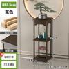 Estante de Flores Prateleira Varanda Madeira Maciça Multi-Camadas Piso Suporte para Plantas Suculentas Plantas Verdes Sala de Estar Estilo Chinês Estante de Flores
