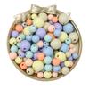 Macarón Fresco Color Mezclado Acrílico Color Sólido Cuentas Redondas Hecho a Mano DIY Pulsera Collar Aretes Accesorios de Joyería