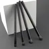 Set de Pinceles para Sombras de Ojos Pequeños Uva Pincel de Maquillaje Portátil Pincel para Ojos Difuminado Sombra de Nariz Cerdas Suaves Paquete de 4 Pelo de Animal