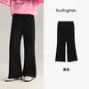 Pudding Haru Roupa de Outono Meninas Roupa Infantil Calça Estilosa 2026 Outono Nova Chegada Infantil Calça Casual Versátil Micro-flare