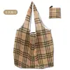 Bolsa de Tote de Compras Floral Grande de 190t en Stock de Gran Venta, Bolsa de Poliéster al por Mayor, Bolsa Plegable, Bolsa de Regalo Promocional
