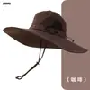Sombrero de Pescador de Verano con Protección Solar para Montañismo para Hombre, Sombrero para Exteriores con Ala Ancha para Pesca en Verano