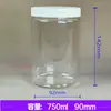 Botella de Proteína en Polvo para Mascotas 300g, Botella de Creatina, Botella de Nueces, Botella de Polvo Químico, Botella de Granos, Botella de Medicamento para Peces